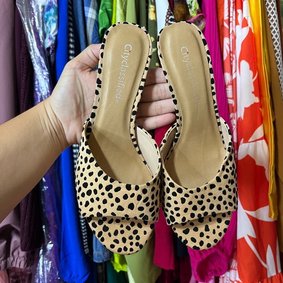 Cityclassified Shoes - Cityclassified Cheetah Heels